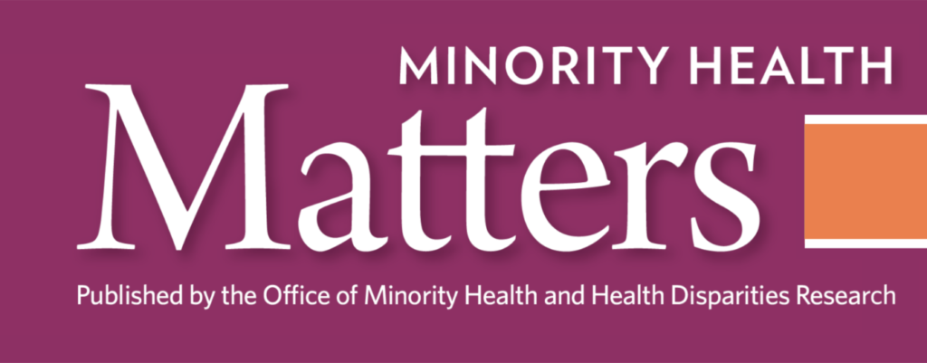 newsletter logo Minority Health Matters